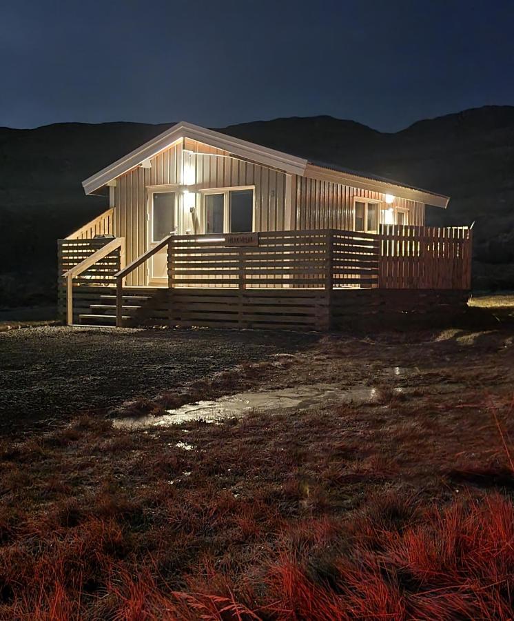 Hvammur 3 Hrakhólar with private hot tub Kaldrananes Exterior foto